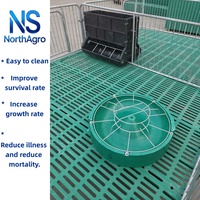 Nouveau Lit de Nourrisson pour Porcelets - Construction en Acier Galvanisé, Utilisation Agricole, Haute Productivité