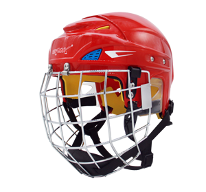 Casque de hockey portable de haute qualité en EVA, double usage, avec doublure en coton à mémoire de forme rouge, sécurité avant tout pour le patinage - Product Image 4