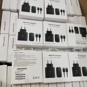Caricatore da Muro USB Type-C PD 45W, Adattatore di Ricarica Rapida PD3.0 PPS con Cavo USB-C a USB-C per Smartphone e <span class=keywords><strong>Tablet</strong></span> <span class=keywords><strong>Samsung</strong></span> - Product Image 2