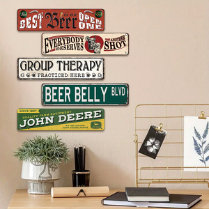 Targa in Metallo Vintage 'Best Beer Belly', Decorazione Divertente per Garage, Pub, Casa e Esterni - Product Image 2