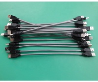 30cm USB-Verlängerung kabel von Stecker zu Stecker LED-Licht lüfter adapter kabel Flexibles Metallschlauch-Netzteil kabel