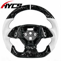 Volant de course sportif blanc en fibre de carbone forgée pour Chevrolet Camaro SS RS LT1 ZL1 1LE Copo Corvette C7
