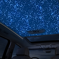 Kit de plafonniers à étoiles scintillantes en fibre optique LED personnalisable avec couleurs changeantes pour petites voitures Éclairage intérieur de voiture haut de gamme