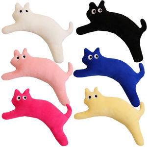 かわいい猫子猫ロングスロー枕プルシエ人形のおもちゃとクッション誕生日のためのJuguetes De Peluche Para Gatos - Product Image 1