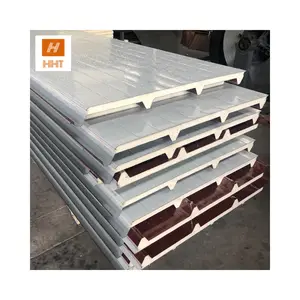 Easy Installation exterior aluminium fireproof wall /roof EPS/Rock/PU Sandwich Panels Best Price colored