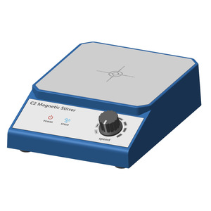 Agitador Magnético C2 200x200x55mm, Mini Agitador Eléctrico de Laboratorio para Uso en Laboratorio e Industrial - Product Image 1