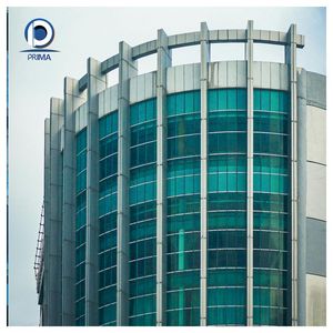 Muro Cortina de Vidrio con Rotura de Puente Térmico, Fachada Aislada de Aluminio para Ahorro Energético, Ideal para Edificios de Gran Altura, Oficinas, Hoteles y Centros Comerciales - Product Image 2