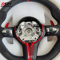 Volant décoratif rouge personnalisé MP adapté aux BMW M3 M4 M5 M6 F30 F10 F15 F36 F01 F20 F22 F25 F31 F32 F80 E70 E71 E90 E84