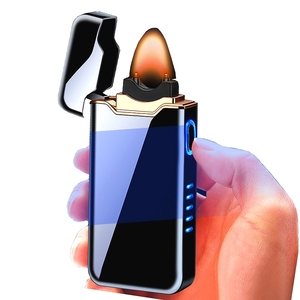 Potente encendedor de cigarros de Metal de Plasma, recargable por USB, a prueba de viento, vela para barbacoa, encendedor de cocina, regalo de negocios para socio - Product Image 1