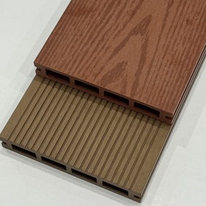 Plancher de <span class=keywords><strong>terrasse</strong></span> en WPC creux pour extérieur, composite <span class=keywords><strong>bois</strong></span>-plastique - Product Image 3