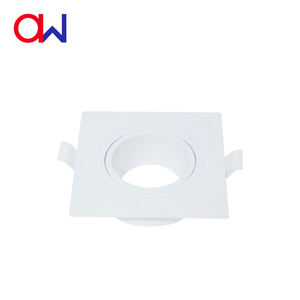 Modern Triple Head Recessed LED Spotlights Mounted Anti-Glare <b>Square</b> Round <b>Frame</b> for GU10 MR16 Spots - Product Image 3