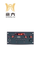 Haut-parleur sur chariot DING LIU pour carte décodeur avec amplificateur 2x10W, interface microphone et prise en charge MP3 (Modèle D137BT)