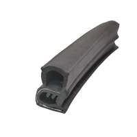 Pinchweld, Protector de borde de puerta de coche, tira de sellado de goma embellecedora, inserto de núcleo de Metal, protección de borde de ventana de puerta de vehículo, tira de sellado de goma