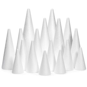 Factory Assorted Sizes Christmas Floral DIY Craft <strong>Foam</strong> Tree <strong>Cone</strong> Styrofoam <strong>Cones</strong> for Ball &amp; Tree Ornaments - Product Image 6