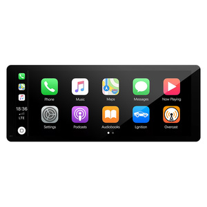 10 Inch Portable Car Radio with Wireless CarPlay Android Auto Dual Dash Cam Recording <b>GPS</b> <b>Navigation</b> FM Radio Touch Screen - Product Image 3
