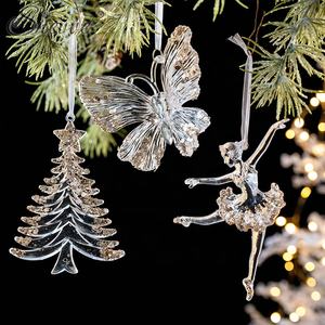 2025 Premium Noël Cristal Arbre Décorations <span class=keywords><strong>De</strong></span> Luxe Ornements Suspendus <span class=keywords><strong>De</strong></span> Haute Qualité Personnalisé Festival Arbre <span class=keywords><strong>De</strong></span> Noël Décor - Product Image 3