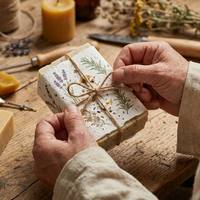 Funda de Jabón de Papel Especial Ecológica |   Tarjeta de Jabón Artesanal Premium |   Marca de Lujo para el Cuidado de la Piel Orgánico
