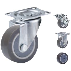 S-S 65 75 mm Thermoplast isches Gummi rad <span class=keywords><strong>TPR</strong></span> Reifen rollen mit Staubs chutz - Product Image 1