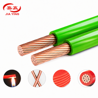 Kabel BVR 6mm Single Core Fleksibel Berinti Tembaga Terisolasi PVC untuk Kabel Listrik Bangunan untuk Pasokan Daya