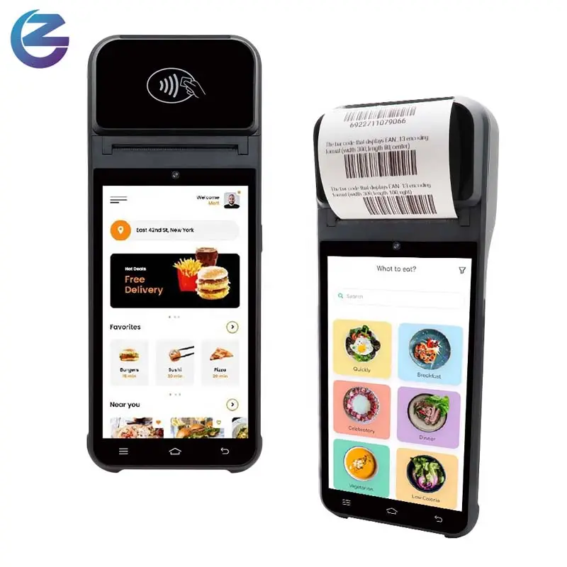 Heißer Verkauf Z92 Android Mobile Handheld NFC Pos System für Parkplatz/Einzelhandel Ticketing/Lotterie/Aufladen