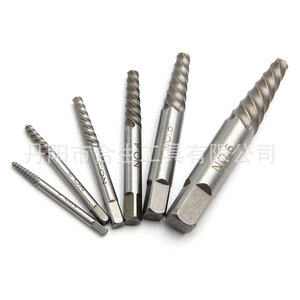 Mr Drill Extractor Set 49 Pc Imperial Hex Reverse <b>Thread</b> Remover Automotive Repair <b>Tool</b> Chrome Plated Industrial Grade - Product Image 1