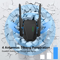 Repetidor WIFI de doble banda, gran oferta, refuerzo de cobertura WIFI con soluciones MT7628DAN, CPU, repetidor WIFI inalámbrico personalizado de largo alcance