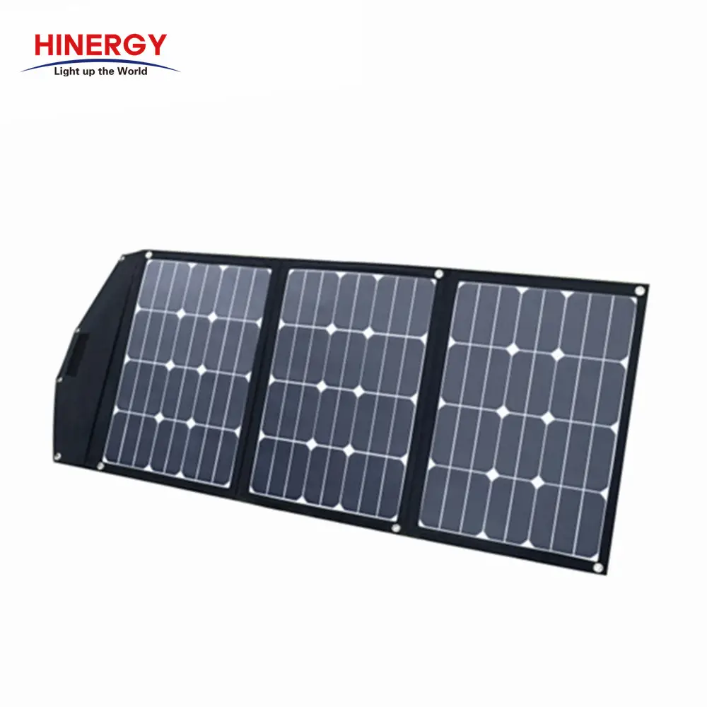 Sunpower Cel 100W 12V Draagbare Rv Reizen Rugzak Usb Opvouwbare Solar Panel Charger