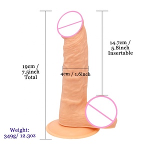 7.5 "Mannen Dildo Met Ballen En Sterke Zuignap Realistische Dildo Voor Vrouw Seksspeeltjes Pussy Masturbatie <span class=keywords><strong>Massage</strong></span> Dildo Voor Meisjes - Product Image 3