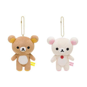 Grand <span class=keywords><strong>ours</strong></span> mignon Rilakkuma, poupée en peluche version basique porte-clés chaud Anime pour filles sac anti-stress-soeur frère <span class=keywords><strong>ours</strong></span> PP coton - Product Image 3