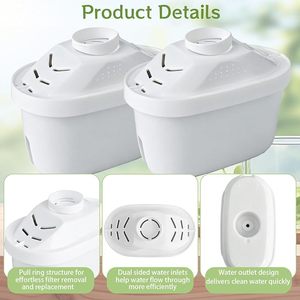 Universal Water Filter Cartridge Replacement Compatible for Brit for Home <b>Kitchen</b> Faucet System Purifier - Product Image 2