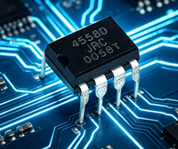 Circuit intégré amplificateur opérationnel double NJM4558D DIP-8 pour l'audio grand public