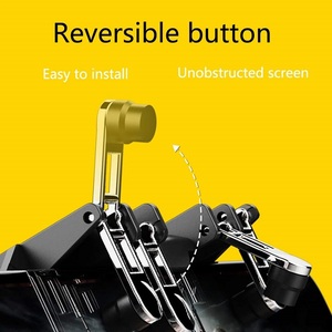 Nuevo controlador de juego Gamepad móvil 6 dedos Agarre ergonómico <span class=keywords><strong>Joystick</strong></span> de gatillo de metal para teléfono Pubg Android - Product Image 3