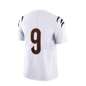 เสื้อฟุตบอลอเมริกันแบบใหม่ ระบายอากาศได้ดี แห้งเร็ว ไซส์ใหญ่ แขนสั้น สกรีนชื่อทีมได้ตามต้องการ ชุดทีมปี 2026 สำหรับทุกเพศ คุณภาพสูง - Product Image 3