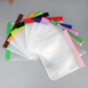 Bolsa de Alimentos Personalizada de Alta Calidad, Reciclable, Congelable, Autosellante, Impermeable, Transparente, Esmerilada, de EVA de Grado Alimenticio, con Cierre de Cremallera y Serigrafía para Refrigerios y Frutas - Product Image 2