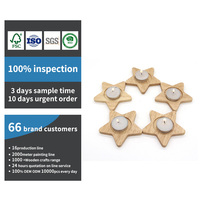 Base de Madera Personalizada para Decoración del Hogar, Portavelas en Forma de Estrella, Base en Forma de Estrella, Adecuada para Bodas y la Vida Diaria