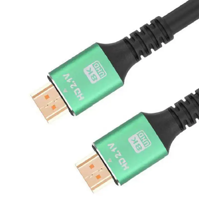 Câble HDMI plaqué or SIPU 8K mâle à mâle 1.5m UHD 60Hz conducteur en cuivre rond Coaxial pour lecteur DVD domestique