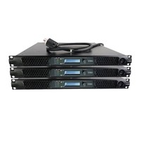 Penguat daya Audio f2kombinasi 4-saluran Gallium nitrida Class-D 1U penerima Audio Digital & Amplifier"