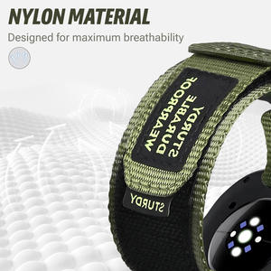 Cinturini Smartwatch da uomo stile robusto in Nylon per <span class=keywords><strong>Samsung</strong></span> per Galaxy Watch8 8 classico 40mm 44mm 46mm cinturini per orologi - Product Image 5