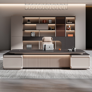 Escritorio <span class=keywords><strong>Ejecutivo</strong></span> Moderno para Oficina, Muebles de Oficina de Lujo, Diseño de Alta Calidad para Centro de Ventas Inmobiliarias - Product Image 3