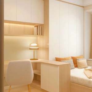 Juego de Dormitorio Moderno Minimalista Personalizado, Mueble Integrado, Cama Tatami, Escritorio, para el Hogar, la Escuela, para la Sala de Estar, Muebles de Almacenamiento - Product Image 3