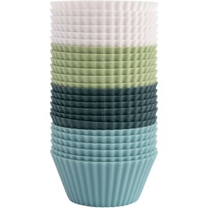 Home Kitchen Cooking Supplies Cake Decorating Tools <b>Silicone</b> Cake Cup Round Shaped Muffin Cupcake <b>Baking</b> Molds - Product Image 1