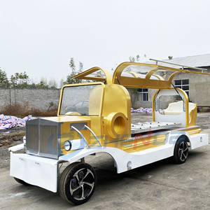 High Quality Electric Double-Color Funeral Car 4-Wheel Vintage Car Special Transportation for Funeral - Product Image 5