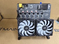Machine de minage solo pour la maison Lucky Miner Bitaxe NerdOCTaxe 12T 200W pour Bitcoin BM1370