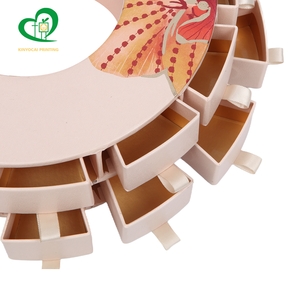 Kotak Kemasan Cokelat Buatan Tangan Premium Kelas Atas, Kotak Hadiah Cokelat Kustom Lipat Terbuka Dua Sisi dari Karton - Product Image 3