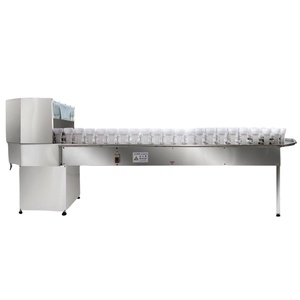 Laveuse semi-automatique à plateau tournant pour bouteilles de bière et de jus vides, 54 têtes, pour ligne de production - Product Image 1