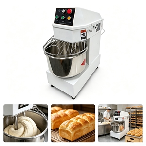 2026 China Factory Supply 20L Heavy Duty Electric Bakery Cake <b>Bread</b> Dough Spiral <b>Mixer</b> - Product Image 2
