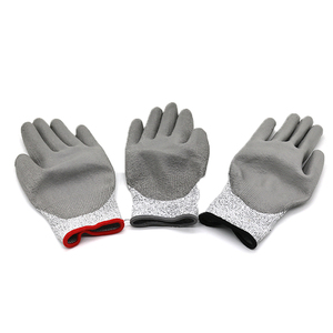 Logotipo Personalizado PU Luvas Anti Corte Nivel 5 De Construcao Cortar Luvas Resistentes PU Gants Anti-cuting Niveau 5 - Product Image 2