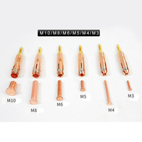 Collets de soudage à point en cuivre de haute qualité pour torche de soudage à point, mandrin de soudage à point M3 M4 M5 M6 M8 M10