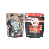 Emballage personnalisé Pochette debout Sacs en mylar Sachets en plastique résistant à l'humidité Cookie 3.5g 7g 14g Cali Sacs pour emballage