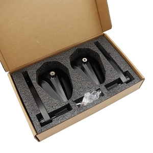 Mingliangxin Rétroviseurs de moto SH-5590 en aluminium CNC universels pour montage sur guidon noir - Product Image 1